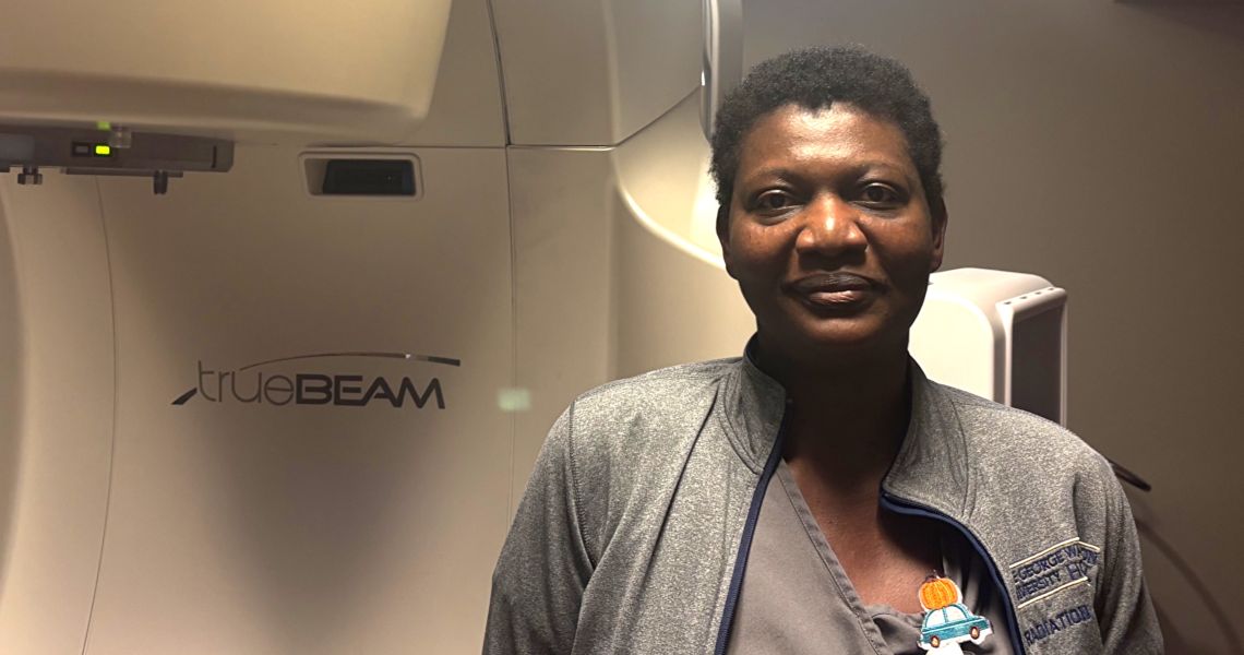 Badjo Kouadio, GW Cancer Center Radiation Therapist