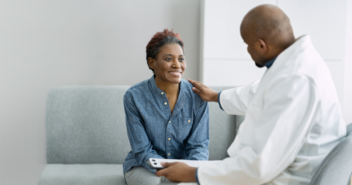 Doctor advising a patient