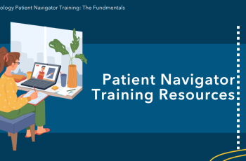 Oncology Patient Navigator Training, banner