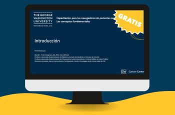 graphic of a computer monitor showing Spanish language training program