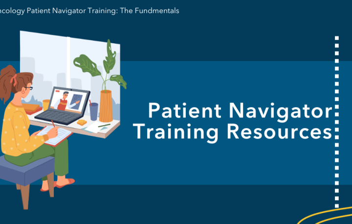 Oncology Patient Navigator Training, banner